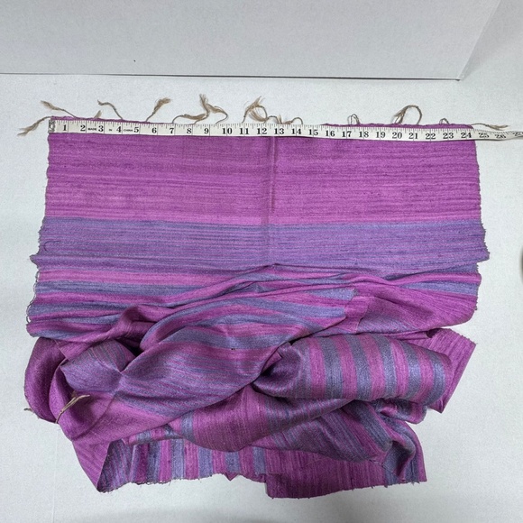 Rustic Design Silk Scarf - 72"x24" - NEW in Bag. - Picture 7 of 10